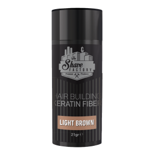 The Shave Factory Hair Building Keratin Fiber 21g Light Brown