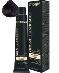 FemMas Hair Color Cream 100ml Haarfarbe Kühles Mittelbraun 4.01