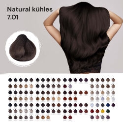 FemMas Hair Color Cream 100ml Haarfarbe Kühles Mittelblond 7.01