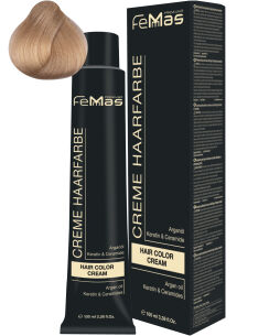 FemMas Hair Color Cream 100ml Haarfarbe Hell Lichtblond Gold 10.3