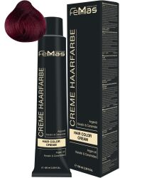 FemMas Hair Color Cream 100ml Haarfarbe Mittelblond Violett Rot 7.26