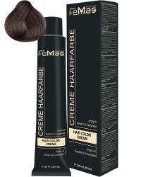 FemMas Hair Color Cream 100ml Haarfarbe Hellbraun Sand 5.7