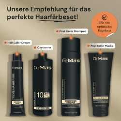 FemMas Hair Color Cream 100ml Haarfarbe Hell Lichtblond Lime 10.13