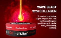 The Shave Factory Premium Pomade 150ml 01 Wave Beast Extra Glanz & Starker Halt