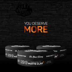 The Shave Factory Exklusive Matte Clay 150ml 99 Taper de Luxe Extra Starker Halt &amp; Matter Look