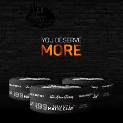 The Shave Factory Exklusive Matte Clay 150ml 99 Taper de Luxe Extra Starker Halt & Matter Look