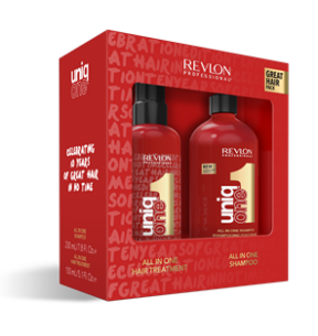 Revlon Uniq One Great Hair Pack Shampoo 230ml &amp; Treatment 150ml