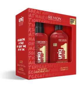 Revlon Uniq One Great Hair Pack Shampoo 230ml & Treatment 150ml