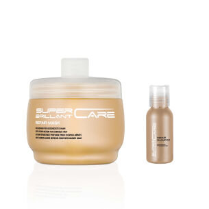 SBC Repair Maske 500ml & SBC Repair Shampoo 50ml Set