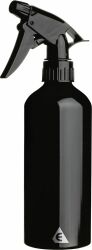 Efalock Sprühflasche Aluminium Schwarz 500ml