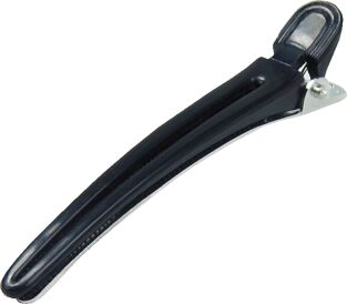 Efalock Abteilclip Schwarz - 12 Stück