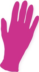 Efalock Nitril-Handschuhe Puderfrei 100 Stück pink S