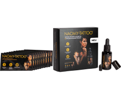 Naomy-Tattoo Öl 30ml & 10x Naomy-Tattoo Glanz-...