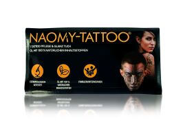 Naomy-Tattoo Öl 30ml & 2x Naomy-Tattoo Glanz- und Pflegetücher Gratis
