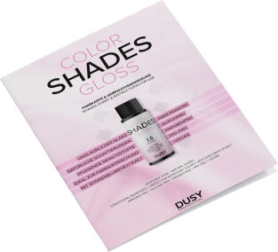 Dusy Color Shades Farbkarte gedruckt