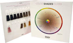 Dusy Color Shades Farbkarte mit Meschen
