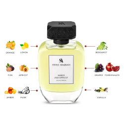 Swiss Arabian Amber And Apricot Eau De Parfum 100ml