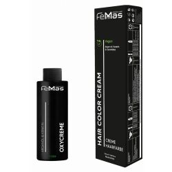 FemMas Haarfarbe und Oxycreme je 100ml Dunkelbraun 3...