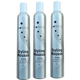 Rondo Styling Mousse 500ml Strong 3 Stück