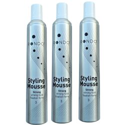 Rondo Styling Mousse 500ml Strong 3 Stück