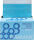 Framar Pop Up Foil BadAss Blue 500 Blätter