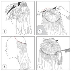 Balmain Hair Dress Echthaar Extensions 40 cm