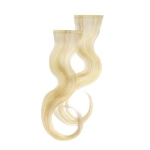 Doublehair Tape Extensions + Clip Application Länge u. Volumen 25 cm