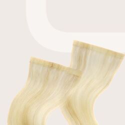 Doublehair Tape Extensions + Clip Application Länge u. Volumen 25 cm