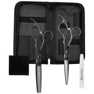 Olivia Garden Xtreme Matt Black Scheren Set