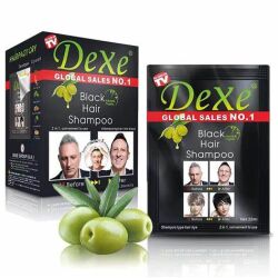 Dexe Black Hair Shampoo (10 Sachets × 25 ml)