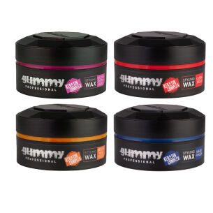 Fonex Gummy Pack: Wax Hard Finish - Wax Bright Finish - Wax Extra Gloss - Wax Ultra Hold  (je 150 ml)