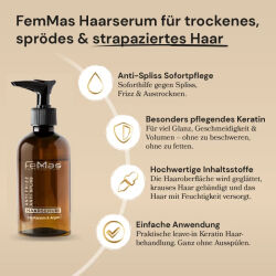 FemMas Haarserum  Anti Spliss mit Keratin & Argan 100ml