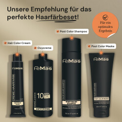 FemMas Hair Color Cream 100ml Haarfarbe Hellbraun 5