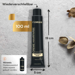 FemMas Hair Color Cream 100ml Haarfarbe Lichtblond Intensiv 9.0