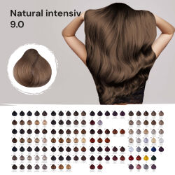 FemMas Hair Color Cream 100ml Haarfarbe Lichtblond Intensiv 9.0