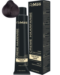 FemMas Hair Color Cream 100ml Haarfarbe Hellbraun Asch 5.1