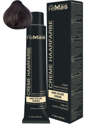 FemMas Hair Color Cream 100ml Haarfarbe Dunkelblond Asch 6.1