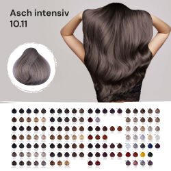 FemMas Hair Color Cream 100ml Haarfarbe Lichtblond Asch Intensiv 10.11