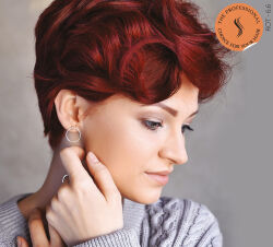 FemMas Hair Color Cream 100ml Haarfarbe Dunkelblond Rot 6.6