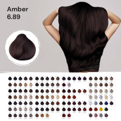 FemMas Hair Color Cream 100ml Dunkelblond Amber Schokolade 6.89