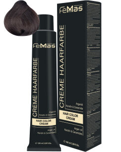 FemMas Hair Color Cream 100ml Dunkelblond Kühle Kastanie 6.91