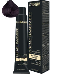 FemMas Hair Color Cream 100ml Haarfarbe Mittelbraun...