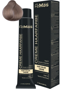FemMas Hair Color Cream 100ml Haarfarbe Hell Lichtblond Sand 10.7