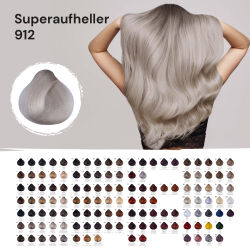 FemMas Hair Color Cream 100ml Haarfarbe Superaufheller Silber 912