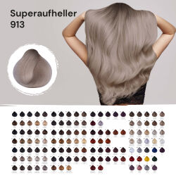 FemMas Hair Color Cream 100ml Haarfarbe Superaufheller Beige 913
