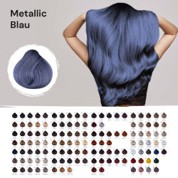 FemMas Hair Color Cream 100ml Haarfarbe Metallic Blau