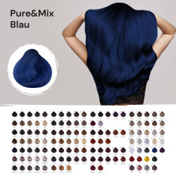 FemMas Hair Color Cream 100ml Haarfarbe Pure&amp;Mix Blau