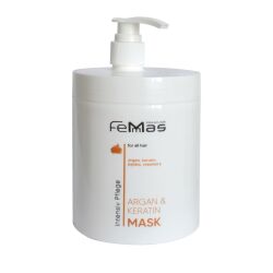 FemMas Argan & Keratin Maske 1000ml mit Pumpe