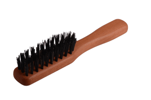 LUQX Bartbürste mit Griff Schnurrbartbürste Vollbartbürste aus Edelholz