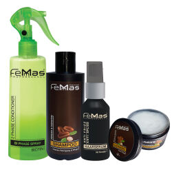 FemMas Deluxe Haarpflegeset Argan & Biotin